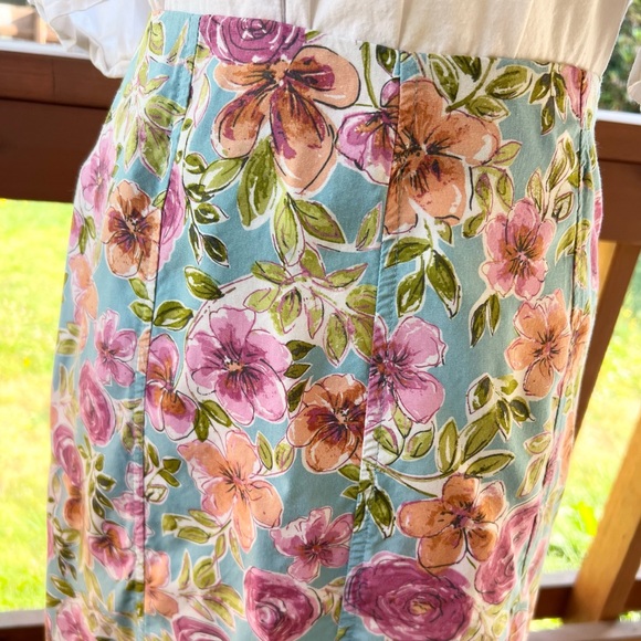 Christopher & Banks Vintage 2000s Floral Maxi Skirt size 6 - Picture 2 of 5